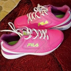 Hot Pink FILA Sneakers